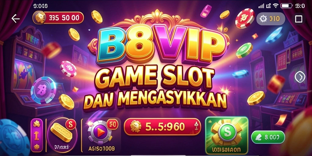 Tampilan gameplay B8VIP yang penuh warna dan menarik.