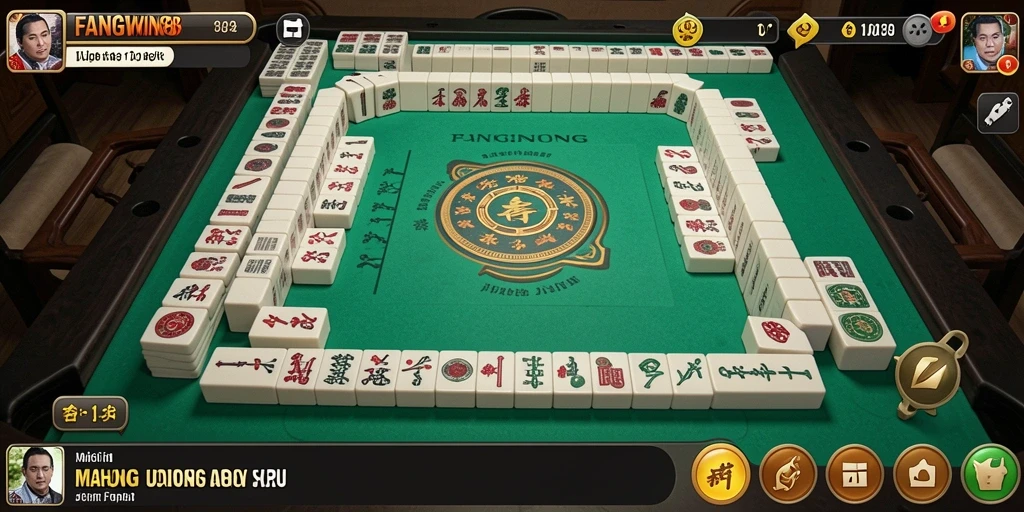 Tampilan gameplay seru dari FANGWIN88 saat bermain Mahjong.