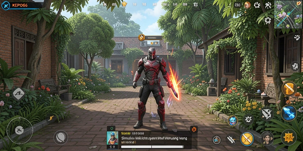 Tampilan gameplay yang menarik dan realistis di KEPO66.