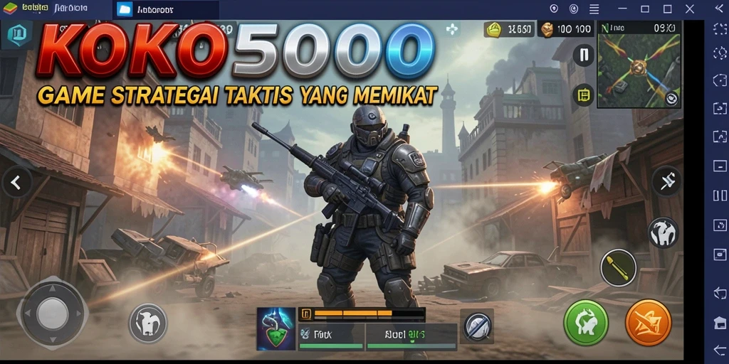 Screenshot gameplay KOKO5000 menampilkan aksi seru dan strategi yang mendebarkan.