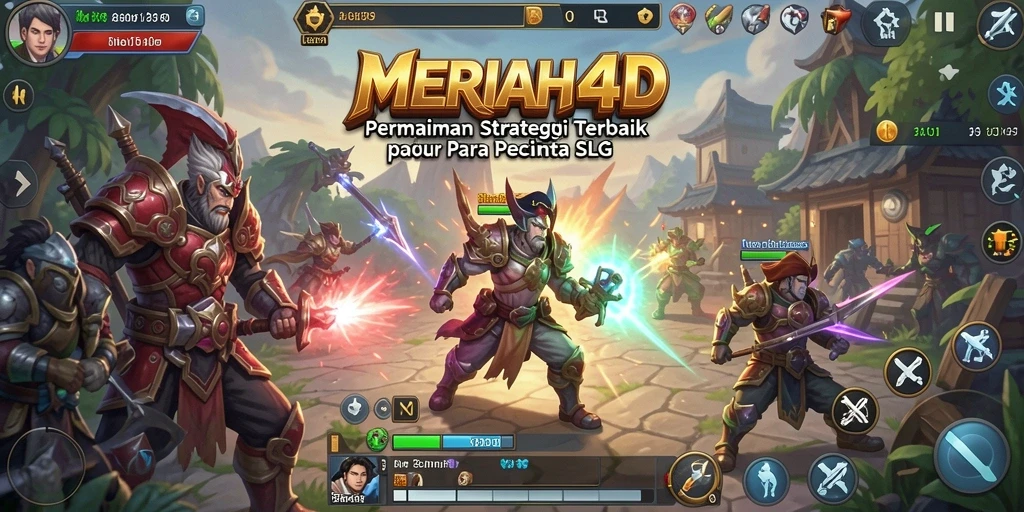 Tampilan gameplay <strong>MERIAH4D</strong> yang menarik dan dinamis saat bertempur.