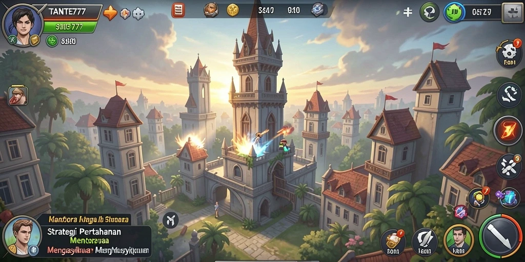 Tampilan gameplay TANTE777 yang menegangkan dan penuh strategi.